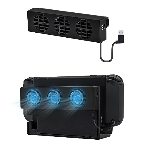 Mcbazel Ventilador de Refrigeración Externo para Consola NS Switch USB Refrigeración Ventilador