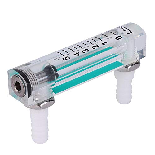 Medidor de flujo de aire de oxígeno, medidor de velocidad de flujo de aire LZQ-1 1~5LPM Medidor de flujo de medición de dióxido de carbono y oxígeno, medidor de flujo de gas