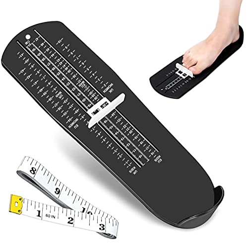 Medidor de Pies Niño Dispositivos de Medición de Zapatos Medidores de Calzado para Adultos y niños con Cinta Métrica para Determinar el Tamaño de 18 a 47 (Negro) Medidor de Pies Niño Dispositivos de Medición de Zapatos Medidores de Calzado para Adultos y niños con Cinta Métrica para Determinar el Tamaño de 18 a 47 (Negro)
