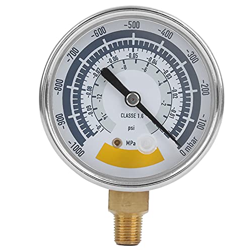 Medidor de Presión Preciso, Instrumento de Medición de Aire, Medidor de Vacío de 0 A 14 Psi, Herramientas de Medición Industriales, Conector G1/4In Para Bomba de Vacío