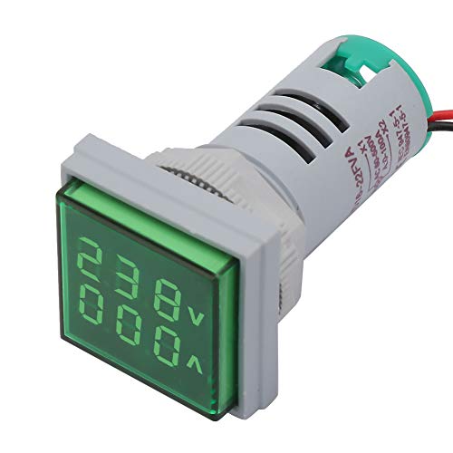 Medidor de voltaje LED, 60-500V 0-100A Indicador de voltaje LED digital pequeño para maquinaria de impresión para máquina herramienta para maquinaria minera