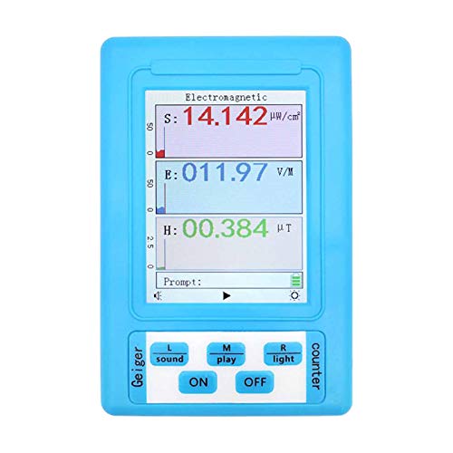 Medidor EMF, medidor de precisión de mano Mini Digital LCD EMF Detector de radiación de electromagnético de prueba de dosímetro