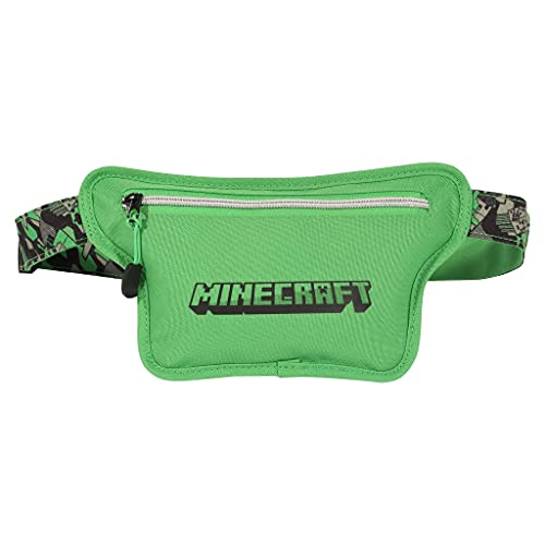 Minecraft Camo Creeper Boys Bum Bag | Official Merchandise