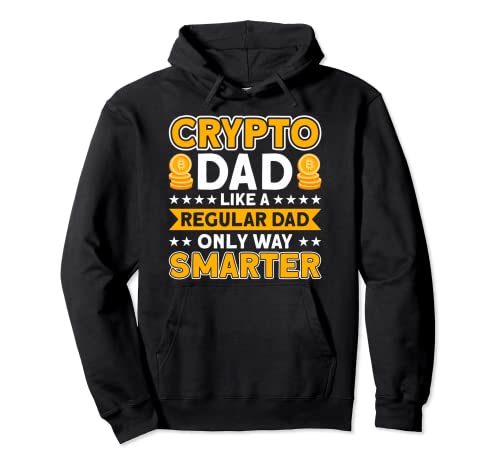 Minería de criptomonedas Crypto Dad como un padre normal Sudadera con Capucha