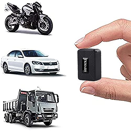 Mini GPS Tracker Imán de Coche Dispositivos de Seguimiento en Tiempo Real Equipaje GPS Tracker con Alerta vibratoria Rutas históricas reproducción, para vehículos Gato Perro niños Maletas valiosas