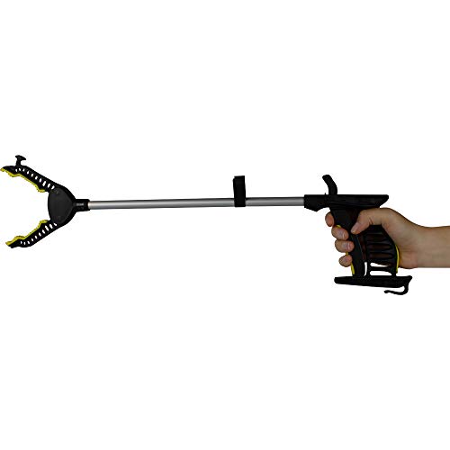 Mobiclinic, Pinza de alcance, Alcanzador, Brazo de alcance, Marca Española, Cómodo, Ergonómico, Mandíbulas antideslizantes, Para personas mayores, con movilidad reducida, Discapacidad, 60 cm