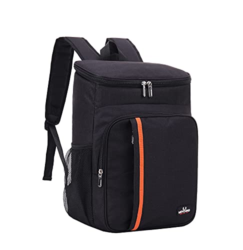 Mochila Nevera Isotermica Térmica de Refrigeración Bolsa Porta Alimentos Genial para el Playa, Almuerzo, Picnics, Senderismo (Negro)