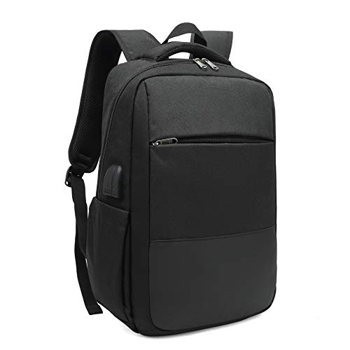 Mochila Unisex Impermeable para Ordenador Portátil de hasta 15.6 Pulgadas, conector para Auriculares y Bolsillo Antirrobo,Para los estudios, viajes o trabajo