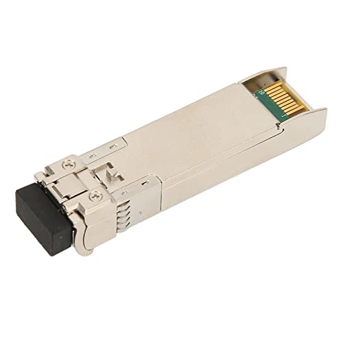 Módulo óptico SFP+, Transceptor de Módulo óptico Gigabit LC de 10KM, Módulo único TX1330nm de 10G para Enrutador de Conmutador de Fibra