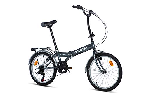 Moma Bikes Bicicleta Plegable Urbana STREET, SHIMANO 6v, Ruedas de 20"