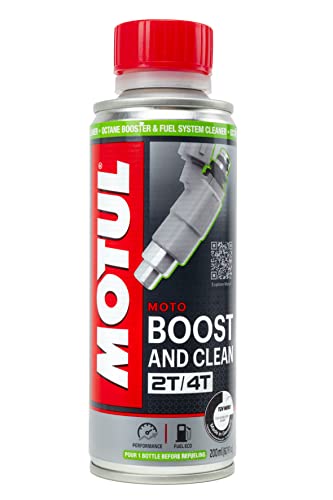 MOTUL Aditivo de Combustible Moto 2T/4T Boost and Clean Moto 200 ml