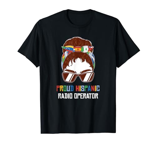 Mujer Operadora de Radio del Mes de la Herencia Hispana Camiseta