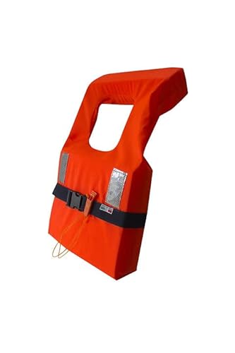 Nautica DDR srl Chaleco salvavidas 100N certificado - Cinturón Flotante Ajustable Flotante Natación Ayuda Para Rescate Naranja