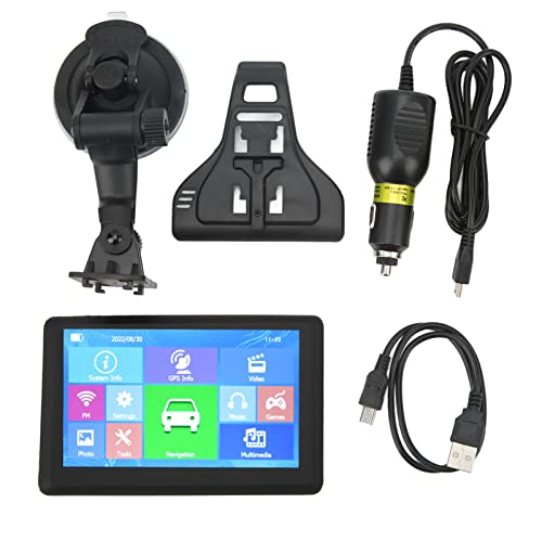 Navegador GPS automóvil Navegación GPS automóvil Camión Sistema de navegación GPS Pantalla capacitiva de 5 pulgadas Transmisión de voz Transmisor FM Universal para automóviles