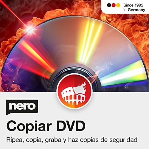 Nero Copia y grabación de DVD | Nero Burning ROM 2023 | programa, software de grabación de dvd | grabación - copia - copia de seguridad | licencia ilimitada | 1 PC | Windows 11 / 10 / 8 / 7