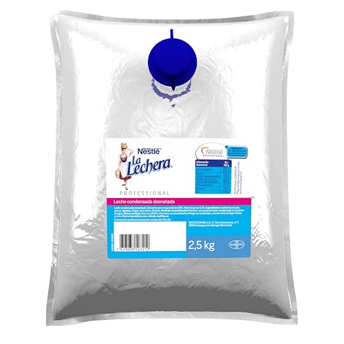 Nestlé La Lechera Leche Condensada Desnatada - 1 Bolsa x 2.5 kg,