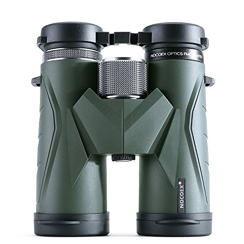 NOCOEX Binoculares 10x42 para Adultos, Prismáticos Profesionales HD Compactos para Observación de Aves, Viajes, Observación de Estrellas, Camping, Conciertos, Visitas Turísticas