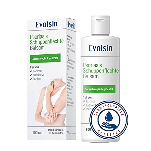 NUEVO: Crema para psoriasis Evolsin de 100 ml | Alivia la picazón y alivia la piel irritada | Patentado y probado clínicamente