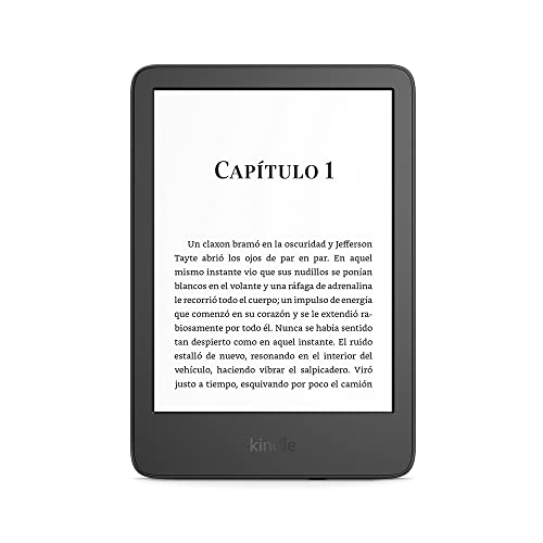 Nuevo Kindle (2022): nuestro Kindle más compacto y ligero, con una pantalla de alta resolución de 300 ppp y 6 pulgadas, y el doble de almacenamiento | Negro, sin publicidad + Kindle Unlimited