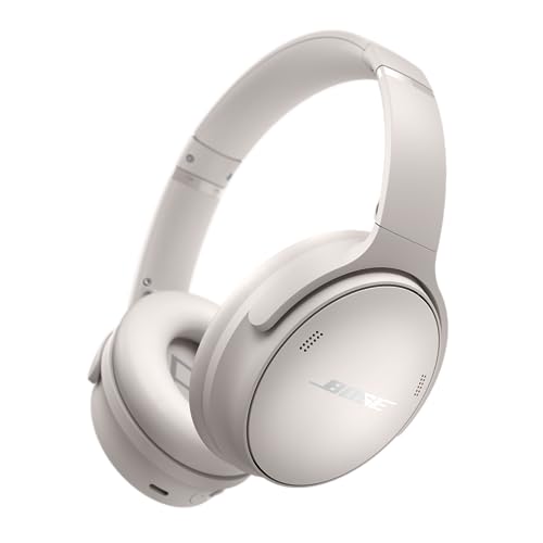 NUEVOS Bose QuietComfort Audífonos inalámbricos con cancelación de ruido, audífonos circumaurales con Bluetooth con hasta 24 horas de autonomía, Blanco