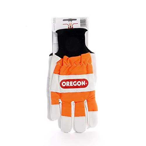 Oregon Guantes de Motosierra Anticorte, Protección de la Mano Izquierda – Talla L (Talla 10) (91305L)