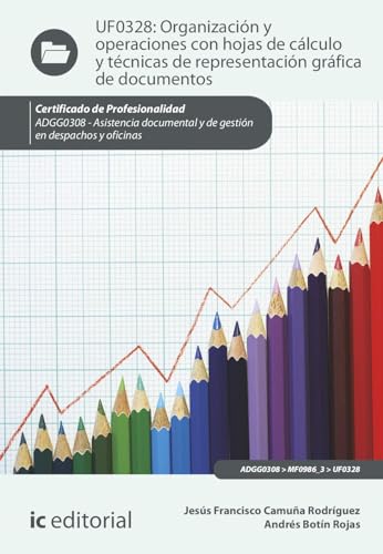 Organización y operaciones con hojas de cálculo y técnicas de representación gráfica en documentos. ADGG0308 - Asistencia documental y de gestión en despachos y oficinas