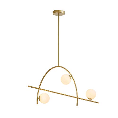 OSBELE Lámpara de araña moderna, iluminación colgante, dormitorio, comedor, sala de estar, cocina, isla, colgante de techo, lámpara colgante nórdica Sputnik G9, lámpara de suspensión industrial min