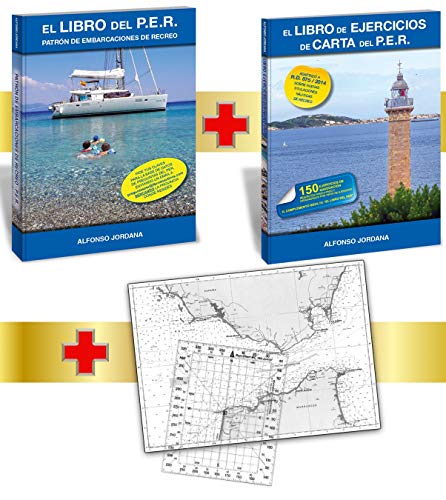 PACK PER (Incluye El Libro del PER, El Libro de Ejercicios de carta del PER, Regla de Navegación y Carta del Estrecho de Gibraltar)
