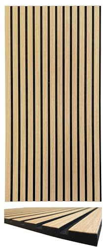 Paneles 3D de madera, decorativos paneles para pared y techo (11000B). Aislamiento acústico de fieltro de tereftalato de polietileno (PET)