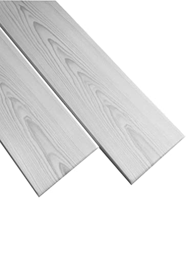 Paneles de pared, paneles de techo, paneles de pared, paneles decorativos de pared, aspecto de madera, material SENSIBLE poliestireno 3 mm de espesor ((20 m²/120 unidades), P02)