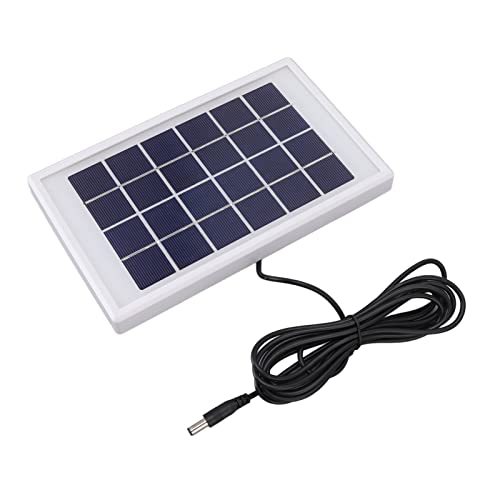 Paneles Solares de Silicio Policristalino, Cargador de Panel Solar 3W 6V Portátil Ligero para Agricultura Al Aire Libre