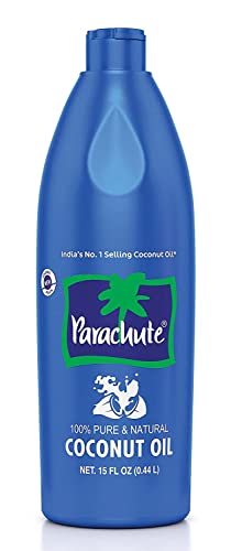 Parachute Aceite de coco sin refinar 100% puro y natural | Sin productos químicos y conservantes añadidos | 200ml