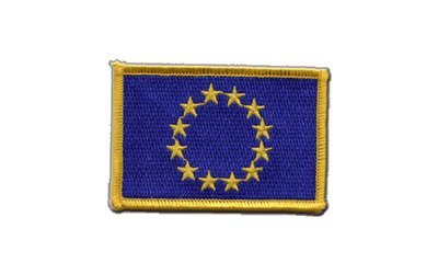 Parche de la bandera de la Unión Europea, 8 x 6 cm