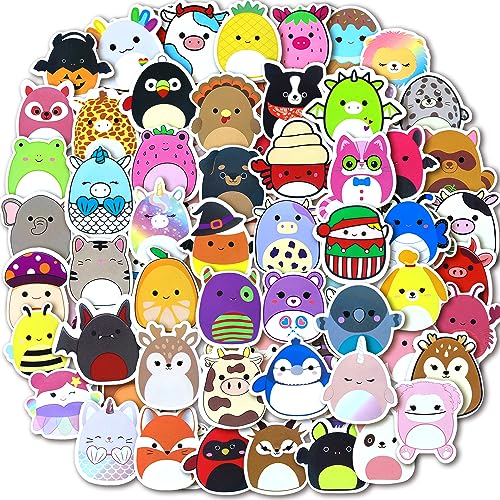 Pegatinas Infantiles 100 Stickers Infantiles Animales Kawaii Cute, Pegatinas Vinilo Impermeable, Pegatinas para Ordenador Portatil Skate Agenda Maletas Laptop Botella Agua Bicicleta Mobook Móviles etc