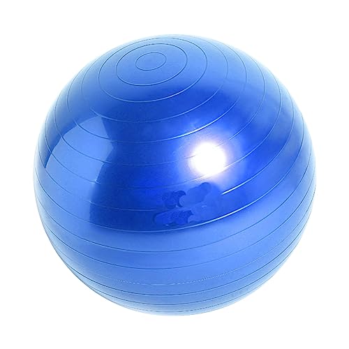 Pelota De Yoga, Pelota De Ejercicio Azul De PVC De 29,5 Pulgadas Con Bomba, Capacidad De 660 Libras, Pelota De Gimnasia Espesada A Prueba De Explosiones, Pelota De Ejercicio Para Yoga, Silla De Pelota