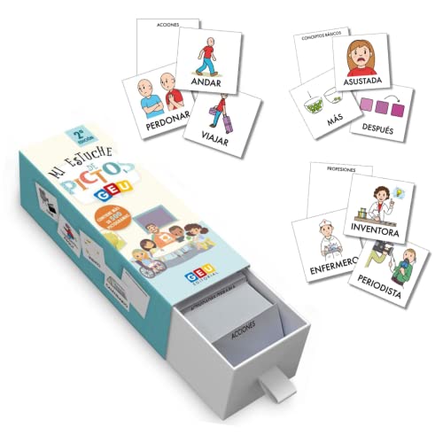 Pictogramas Autismo - Más de 500 Flash Cards Plastificadas y Clasificadas en 16 Categorías de Vocabulario Visual - Pictogramas niños 2+ (Edición Especial 500 Tarjetas)