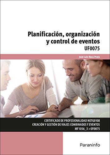 Planificación, organización y control de eventos (SIN COLECCION)