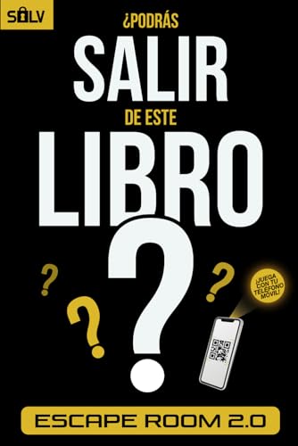 ¿Podrás salir de este libro?: Libro Escape Room para adultos con acertijos y rompecabezas interactivos, para jugar solo o en equipo