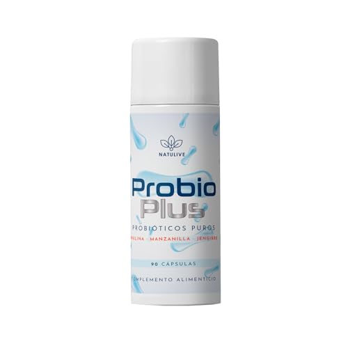 Probio Plus | Potente probiótico intestinal | alto contenido en probióticos y prebióticos | mejora el tracto digestivo y la salud estomacal | 90 caps.