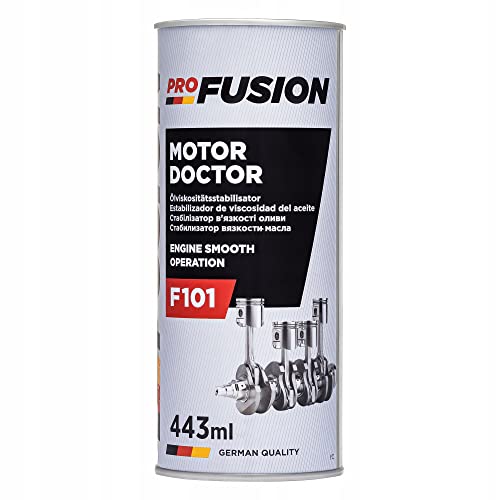 ProFusion Aditivo de Aceite para Motores Gasolina y Diésel - Motor Doctor - Estabiliza la Viscosidad del Aceite y Reduce su Consumo - Limpiador de Motores con Desgaste Medio y Fuerte - 443 ml