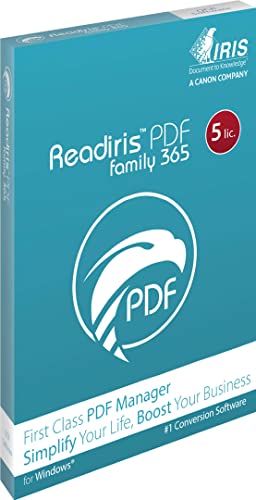 Programas informáticos de Gestión Pdf readiris 365 - familias y Estudiantes