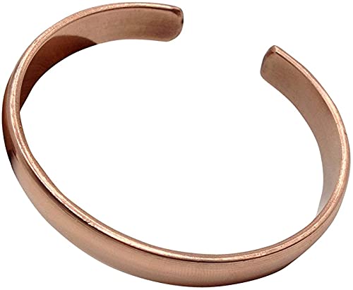 Pulsera 100% cobre para mujer, juego de pulsera ajustable para hombre y mujer.