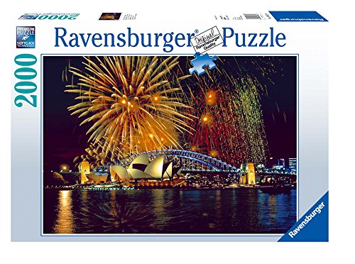 Ravensburger- Fuegos Artificiales en Sydney paisajes y Lagos Rompecabeza de 2000 Piezas, Multicolor (16622 0)