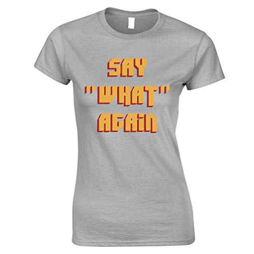 Raygun Camiseta para mujer con eslogan retro icónico de la película de los años 90, idea de regalo, Negro, 54