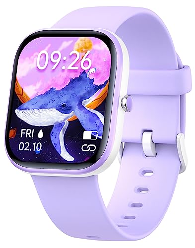 Reloj Inteligente, IP68 Resistente al Agua Reloj de Seguimiento de Actividad física para niños,Monitor de sueño y frecuencia cardíaca,8 Modos Deportivos, Regalo para niños