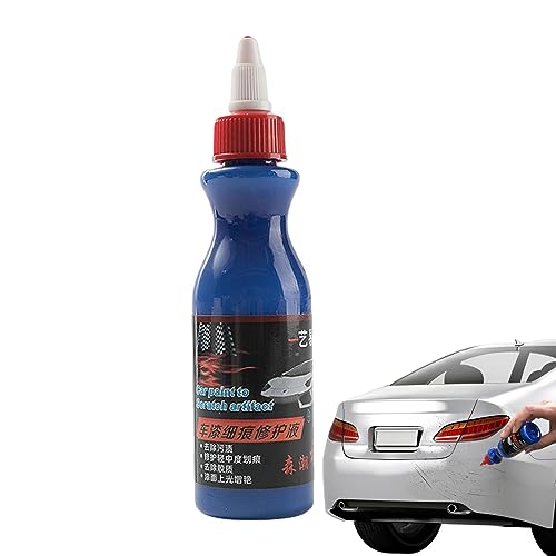 Removedor De Rayones De Pintura Líquida Para Automóvil - Cera Reparadora De Rayones Líquida De Pintura Para Automóvil De 100 Ml | Cera Reparadora De Arañazos Para Esmalte De Coche