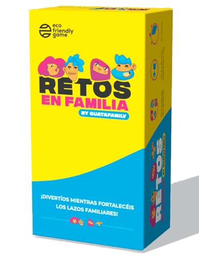 RETOS EN Familia-GUATAFAMILY- Juegos de Mesa - Momentos únicos para unir Familia - Niños, Niñas, Adultos - Fiestas, Navidad, Reuniones y Toda ocasión