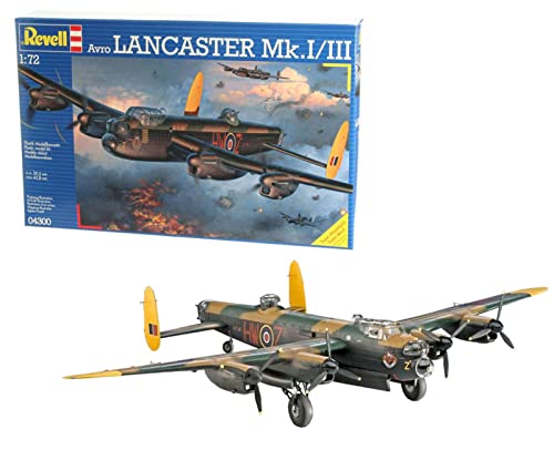 Revell 4300-Maqueta de Bombardero Avro Lancaster MK III, 1:72, 29,5 cm/42,8 cm (04300)