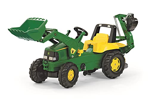 Rolly Toys - 6 81 107 - Tractor En Pedales - Rollyjunior John Deere Excavadora Frontal Trasero