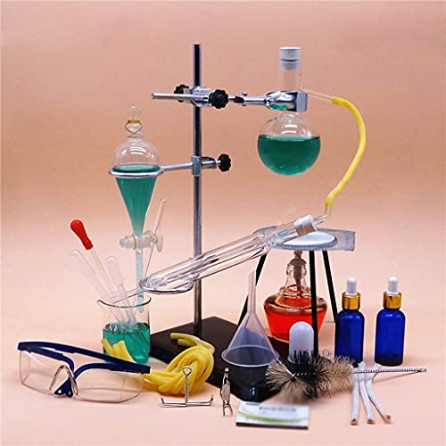 ROLTIN Destilador, Conjunto de Unidad de Destilación de Laboratorio, Equipo de Experimento Químico Escolar, Equipo de Enseñanza, Purificación/Refinación de Petróleo/Agua Destil